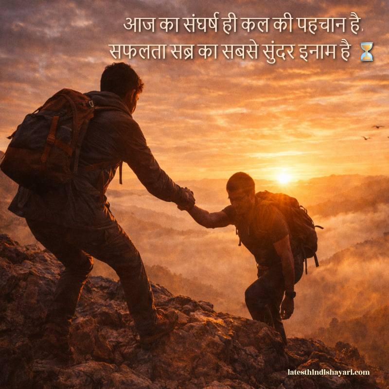 Success motivation shayari image