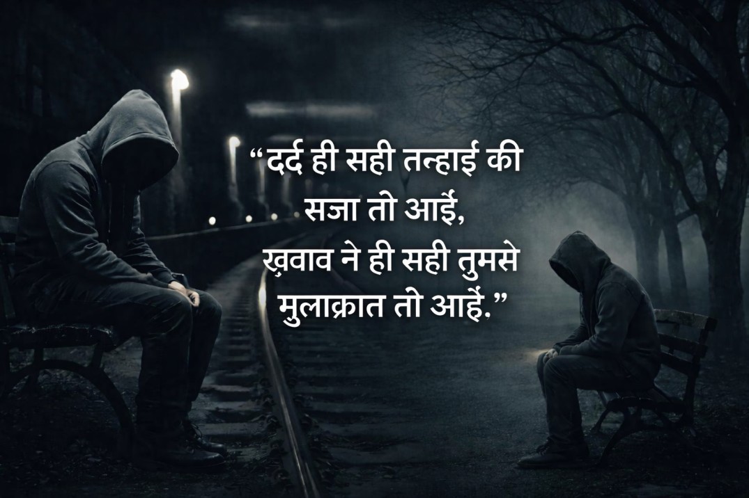 tanhai shayari with emotional quote