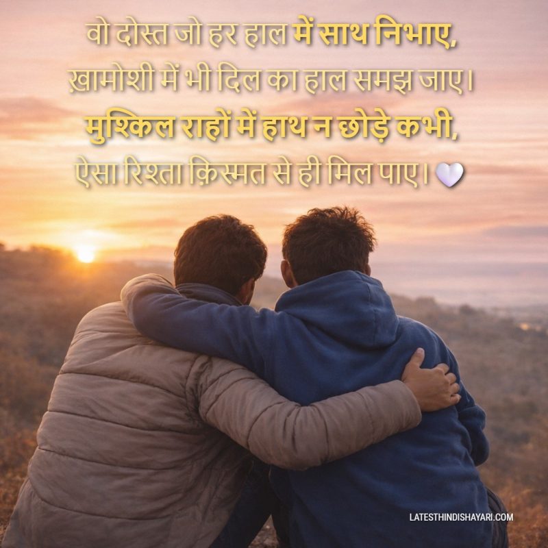 Latest Dosti Real Shayari