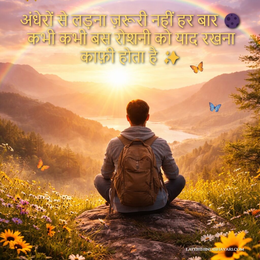 Positive mindset shayari