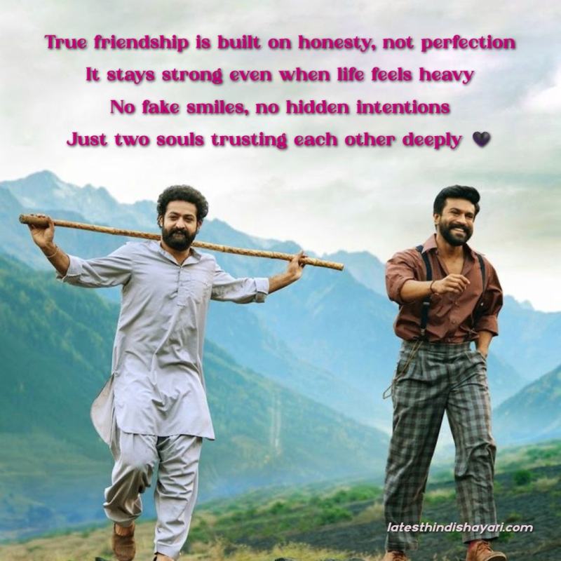 Deep friendship lines for true friends