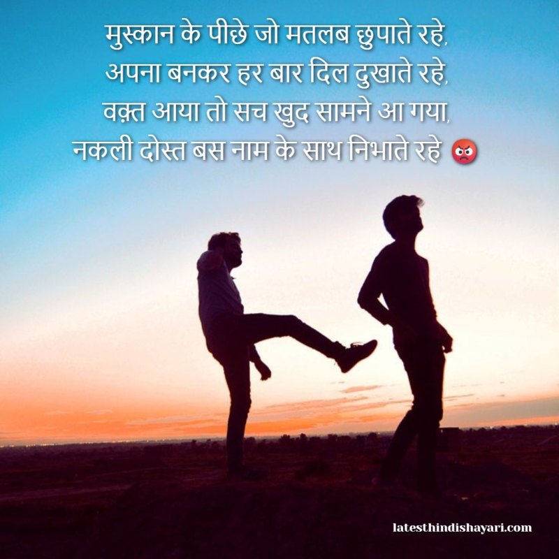 Fake friends shayari