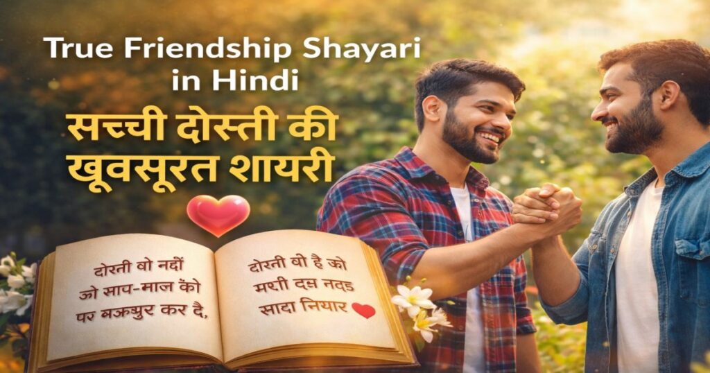 True Friendship Shayari in Hindi
