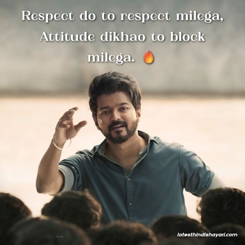 roman style attitude shayari boys status