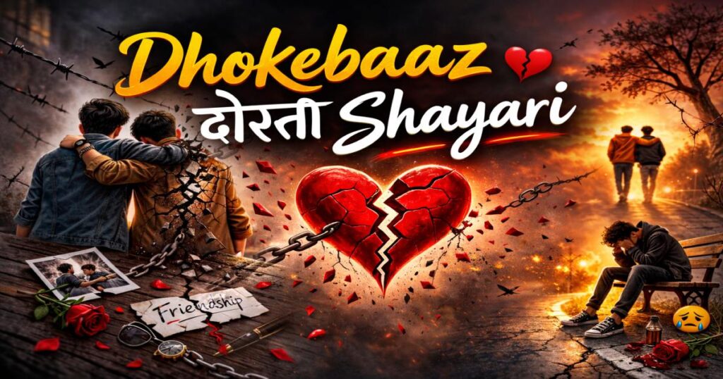 dard bhari dhokebaaz dosti shayari