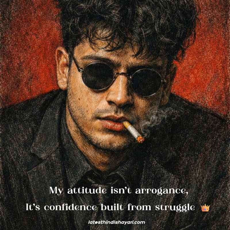 English 2 Line Attitude Status lines