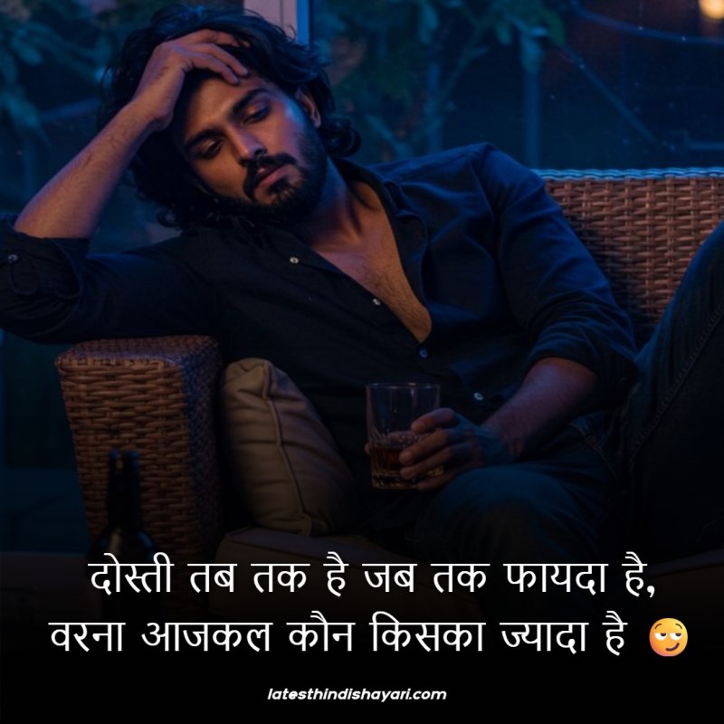 Friendship bitter truth shayari in Hindi