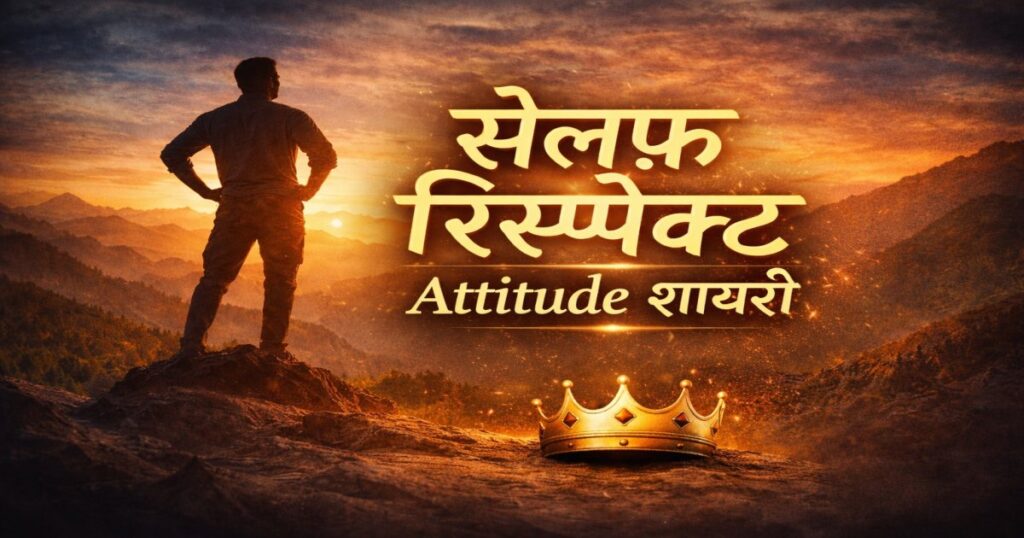 Self respect attitude shayari in Hindi
