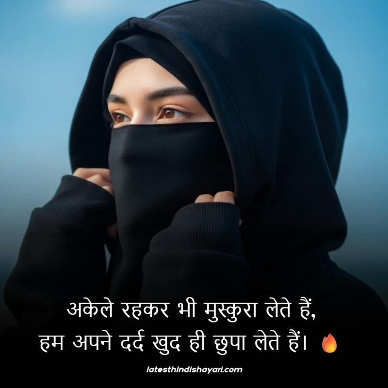 short alone attitude shayari hindi