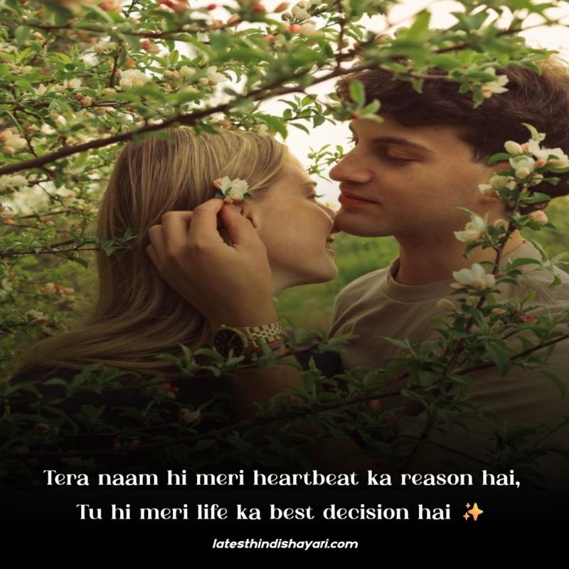 Hinglish Romantic Shayari for Girlfriend